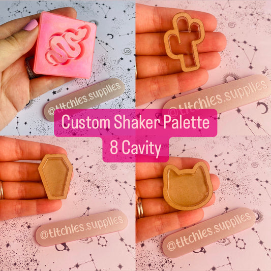 Custom Shaker Palette Mould x 8 Designs