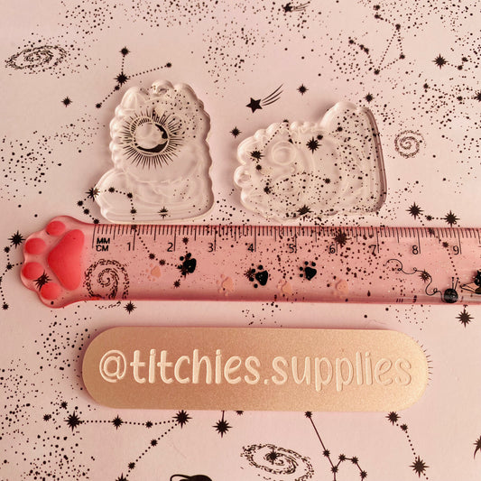 Psychic Fluffy Cat Earring Mould