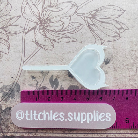 Horned Heart Wand Shaker Mould