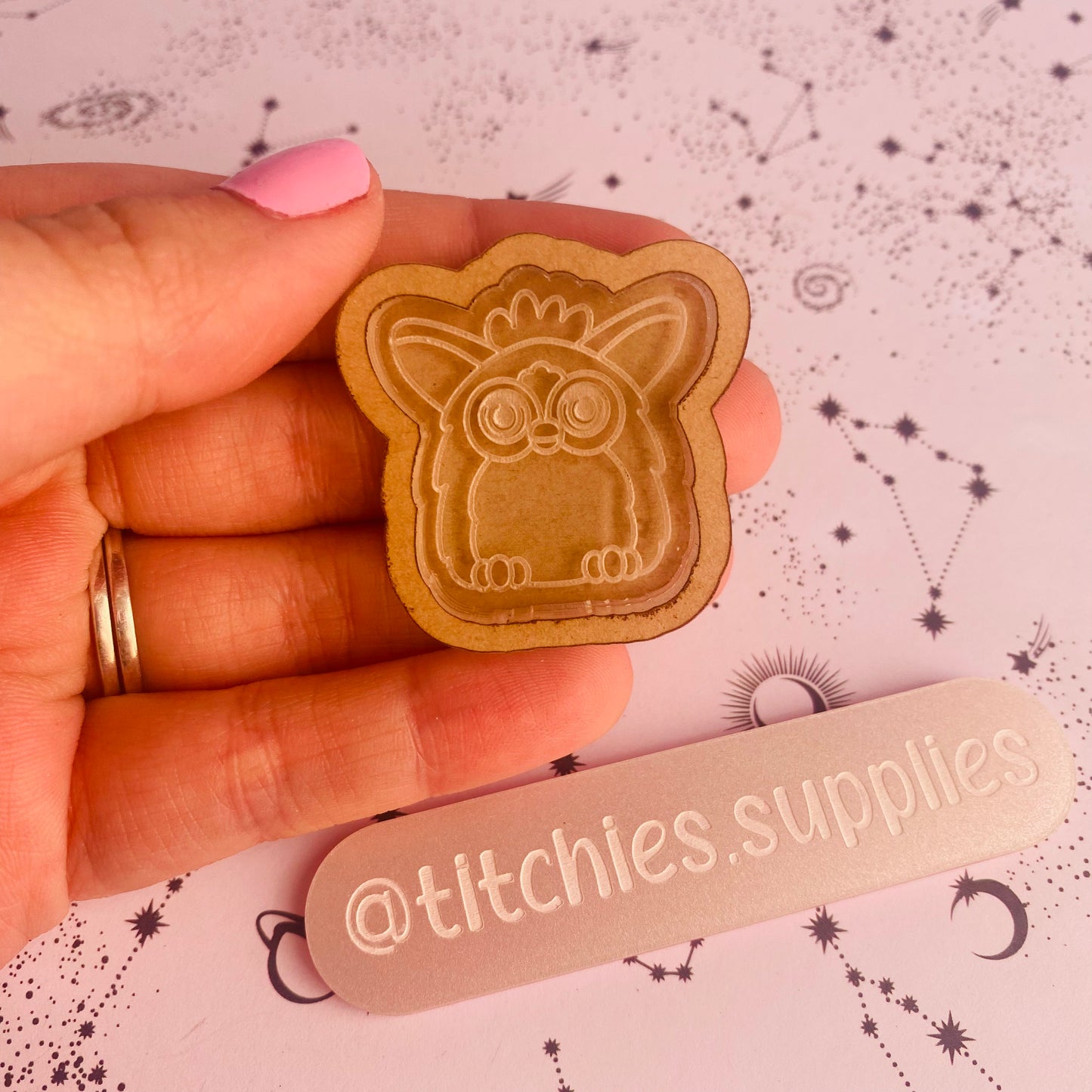 Fluffy Owl Shaker Mould