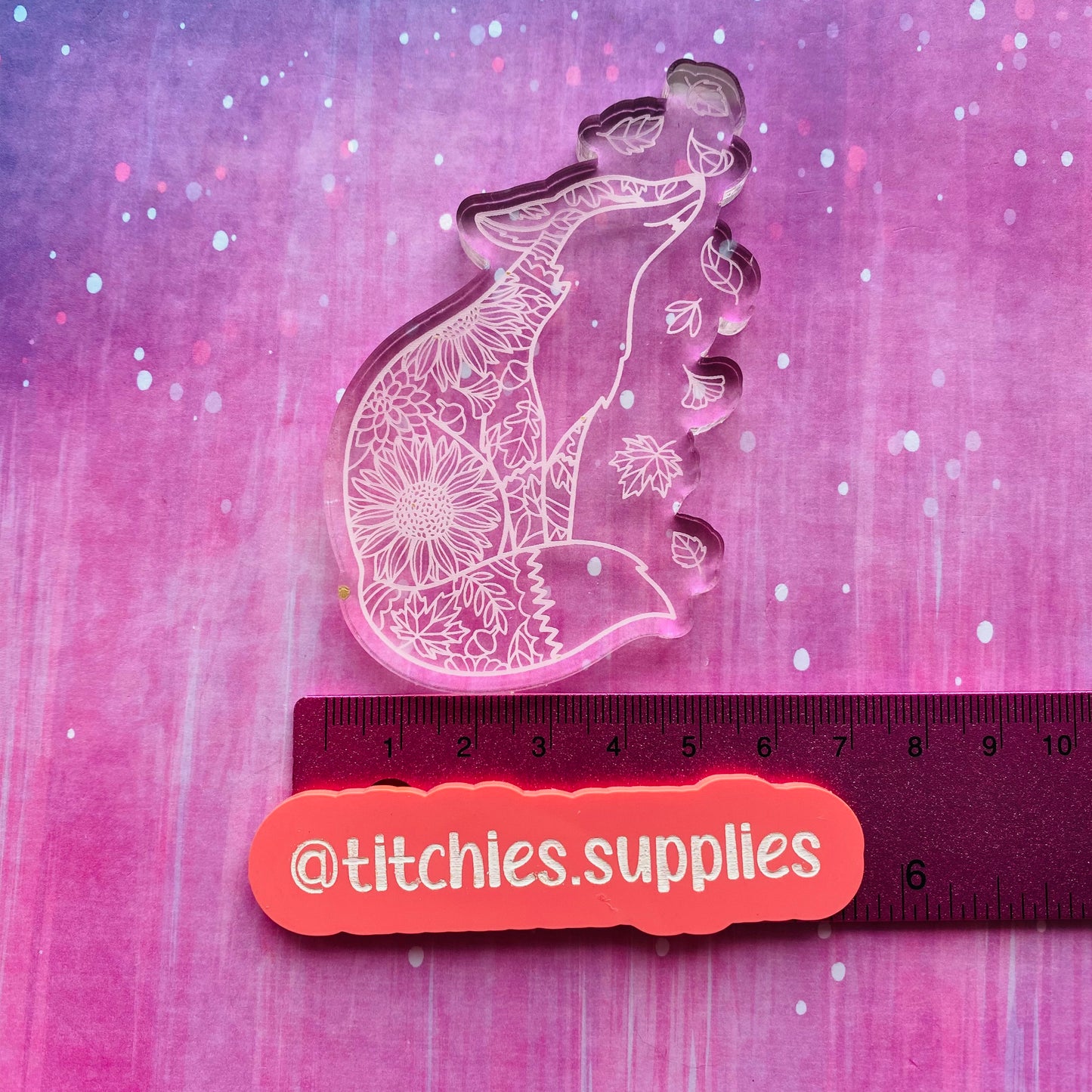 Wildflower Fox Cab Mould, 6mm Thick