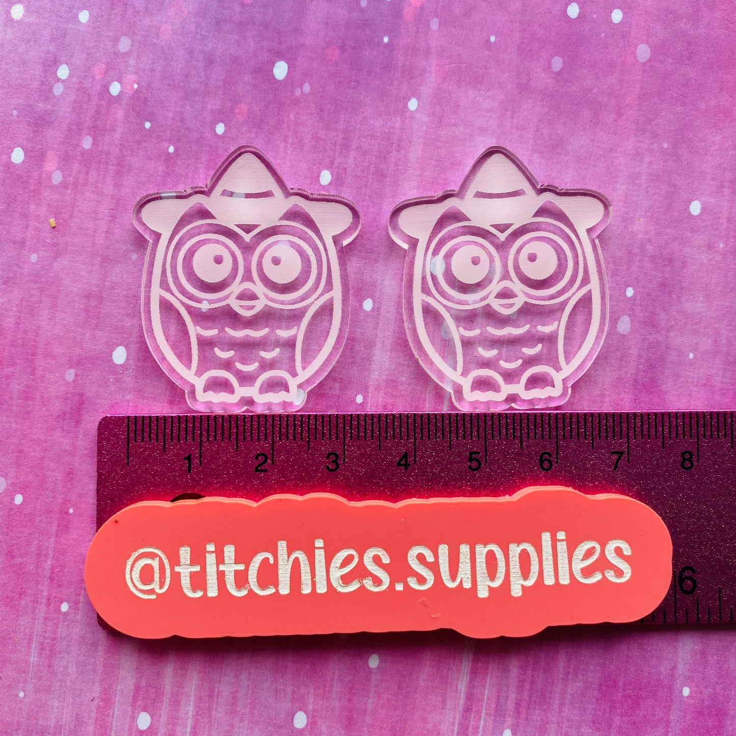 Witch Owl Earring Mould