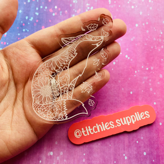 Wildflower Fox Cab Mould, 6mm Thick