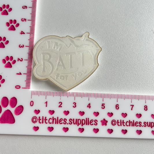 Batty Heart Mould, 5mm Thick