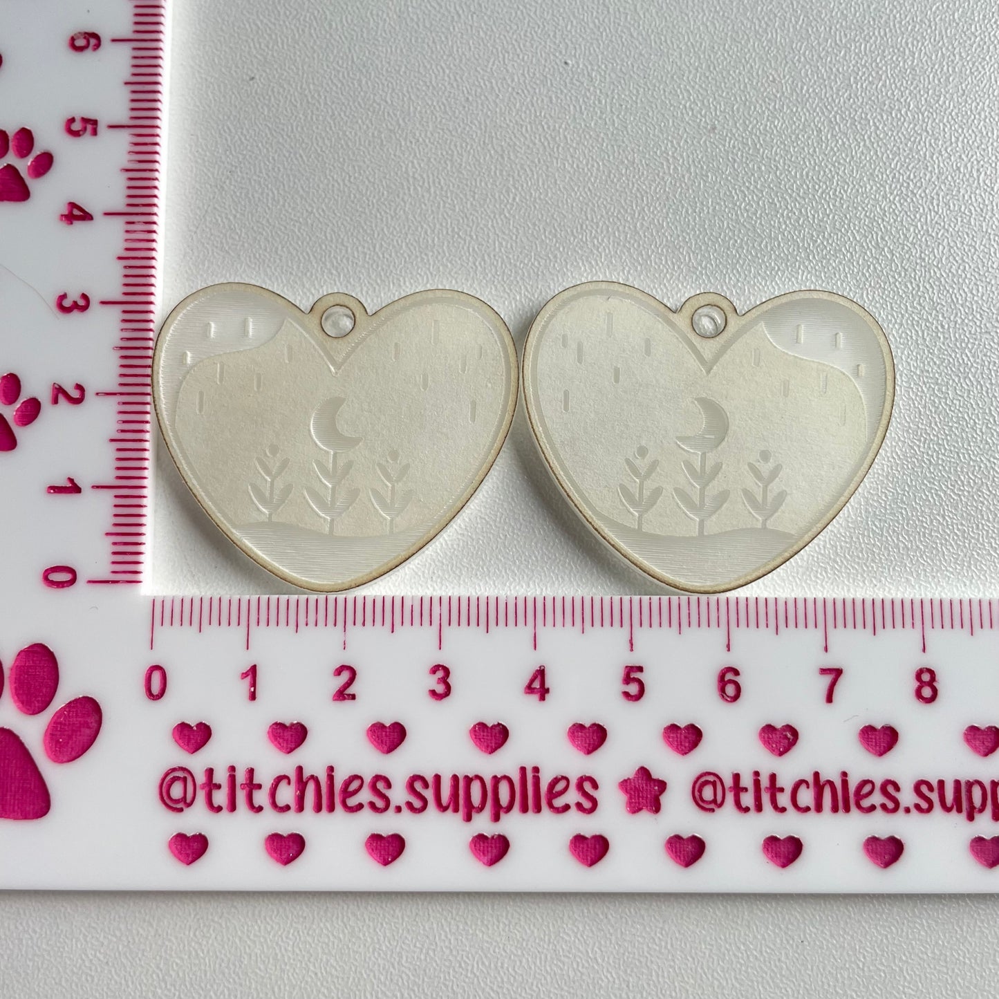 Plant Heart Earring Mould