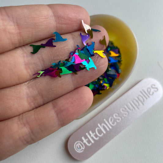 Witch Hat Confetti - Mixed Holographic