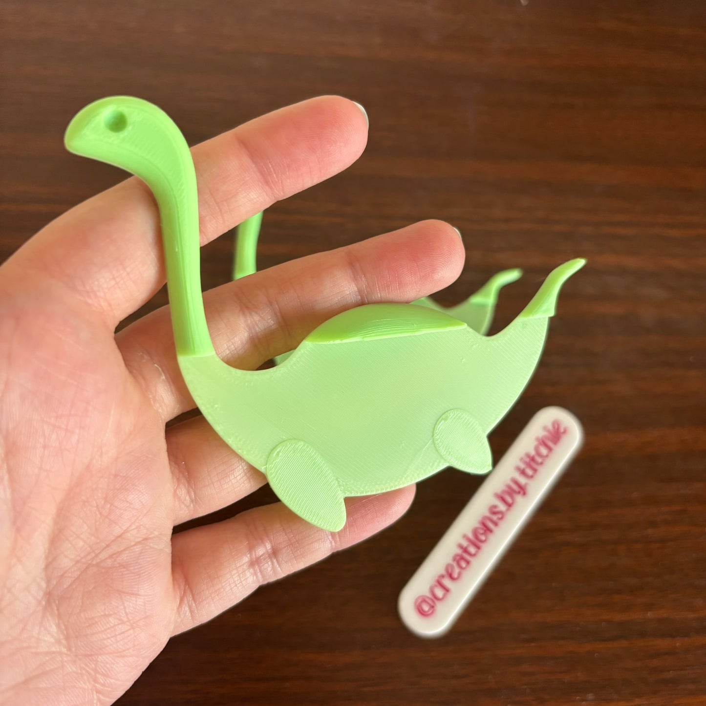 Nessie Swimming Bookmark