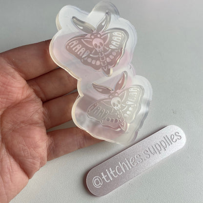 Skull Moth Earring Mould
