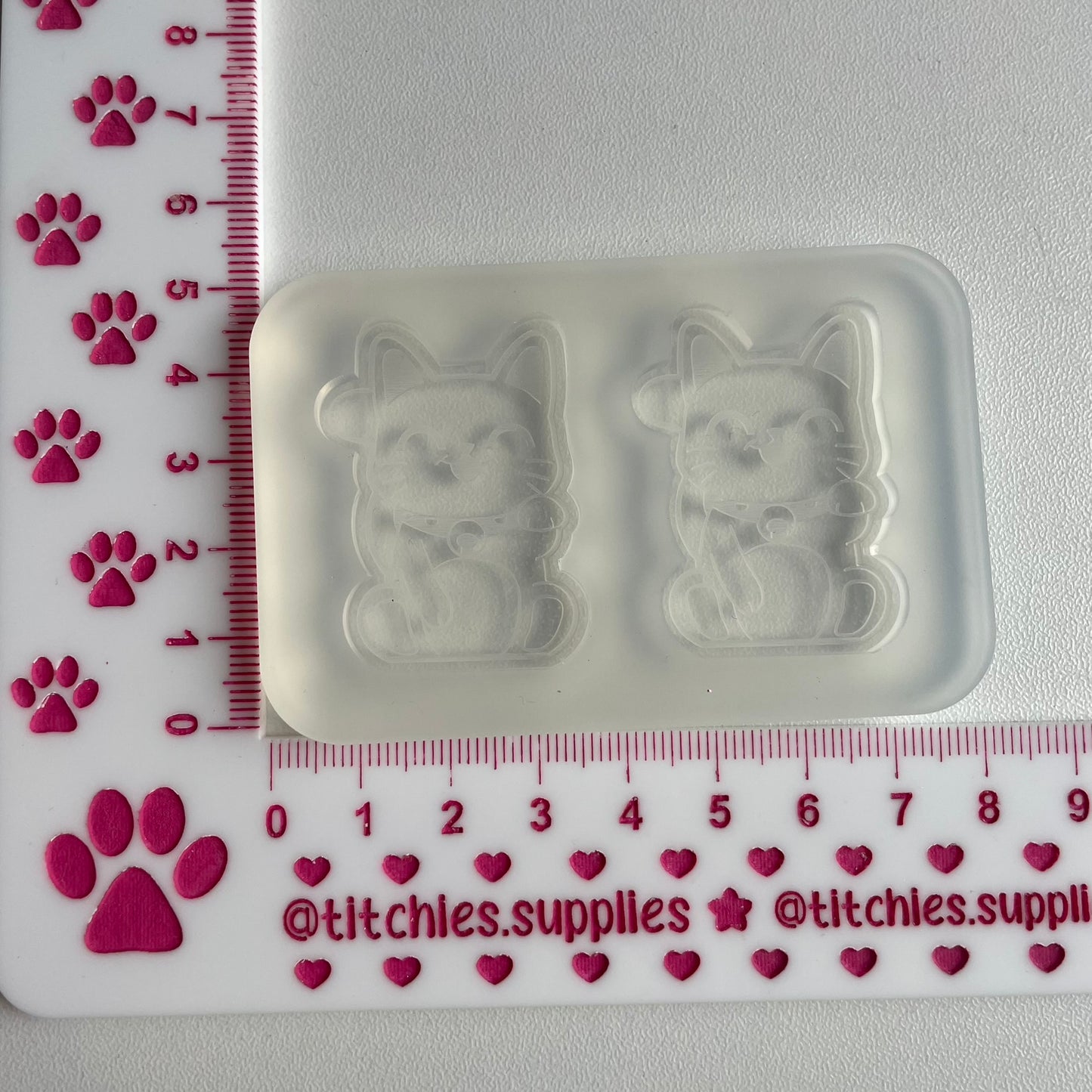 Lucky Cat Earring Mould