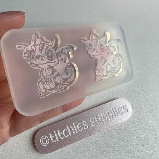 Cute Dragon Earring Mould