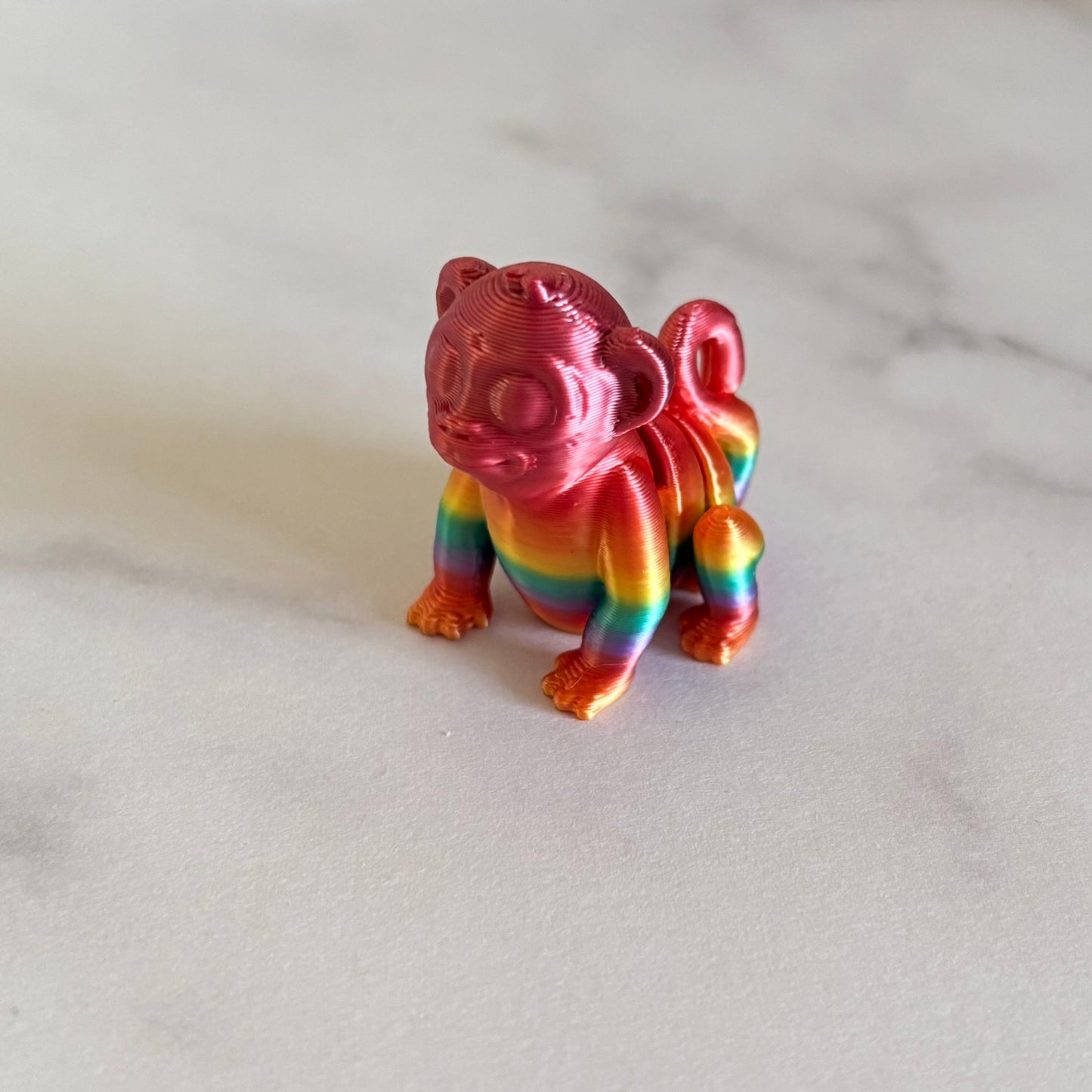 Mini Fidget Animals - Dark Rainbow