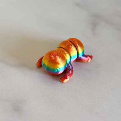 Mini Fidget Animals - Dark Rainbow