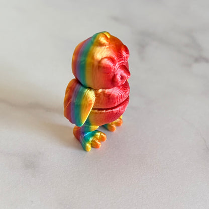 Mini Fidget Animals - Dark Rainbow