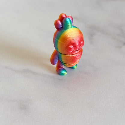 Mini Fidget Animals - Dark Rainbow