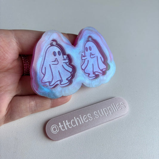 Middle Finger Ghost Earring Mould