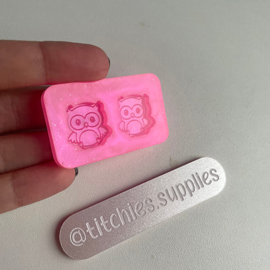 Cute Owl Stud Mould