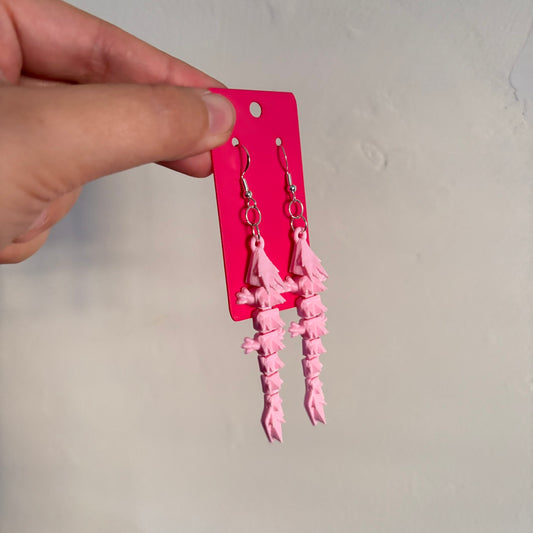 Wiggle Dragon Earrings