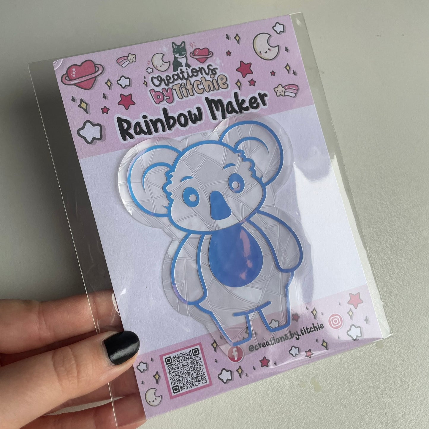 Koala Rainbow Maker Window Sticker