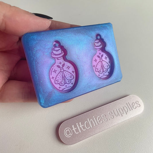 Moth Potion Bottle Earring Mould