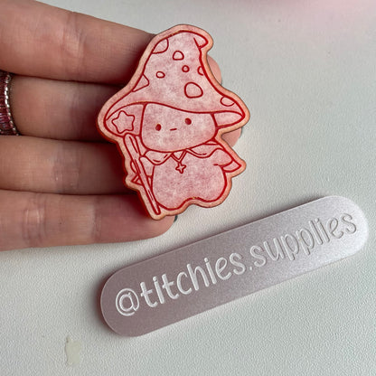 Wizard Mushie Guy Mould, 5mm Thick