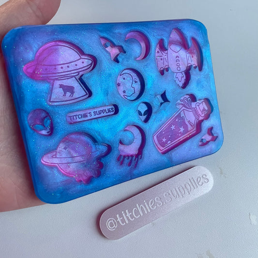 Cute UFO Space Palette Mould