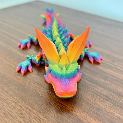 Fidget Crystal Dragon - Rainbow