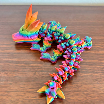 Fidget Crystal Dragon - Rainbow