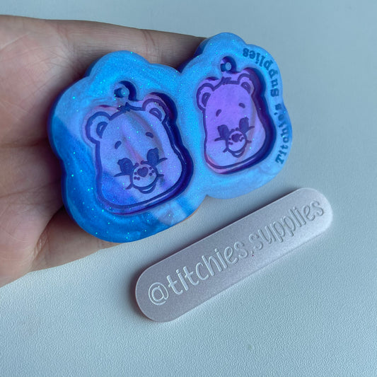 Bear Face Earrings Mould