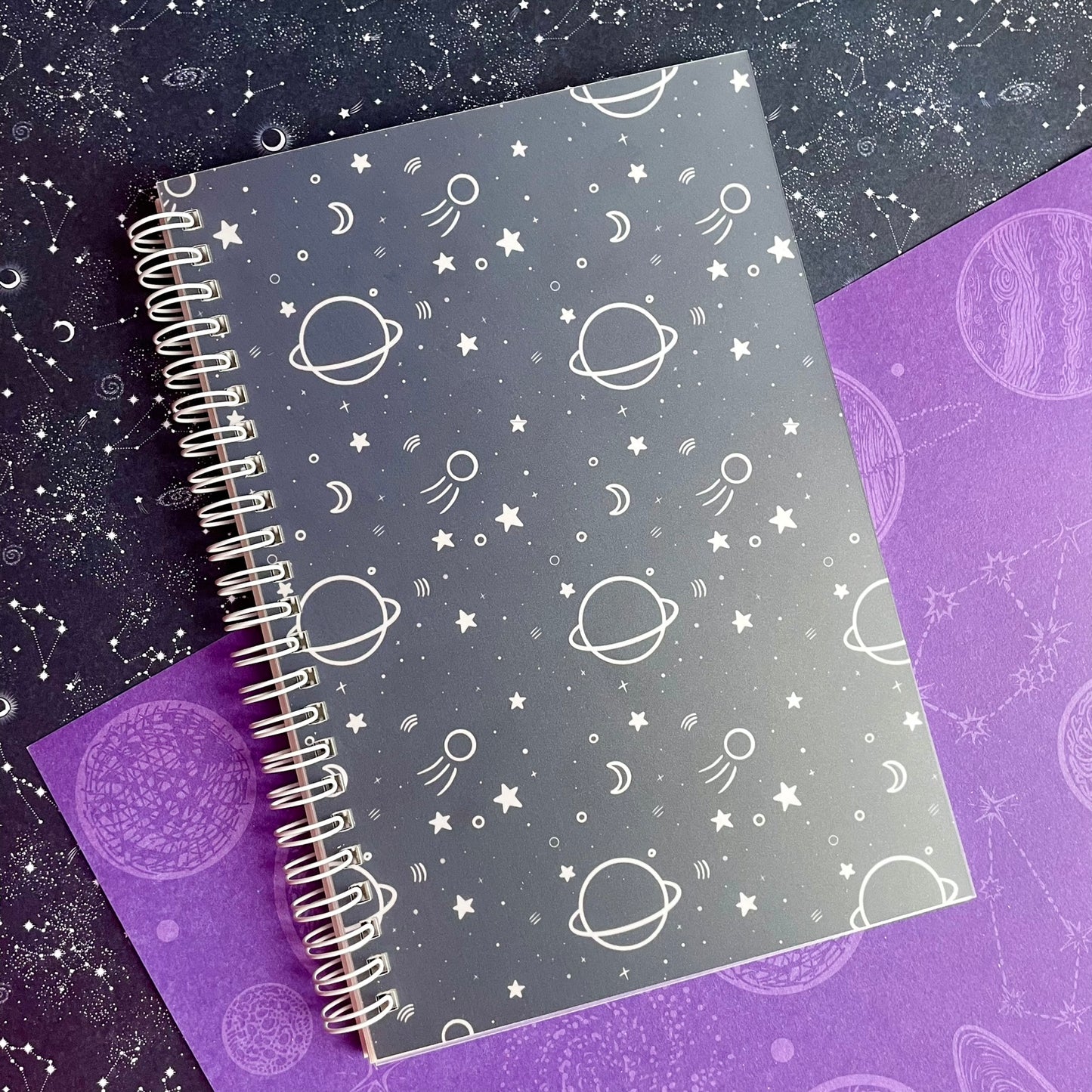 Reusable Sticker Book - Dark Space