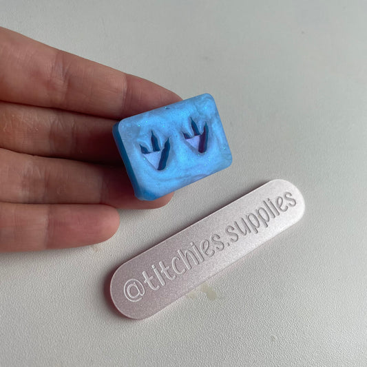 Tiny Dino Footprint Stud Earring Mould