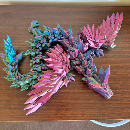 Fidget Winged Crystal Dragon - Giant