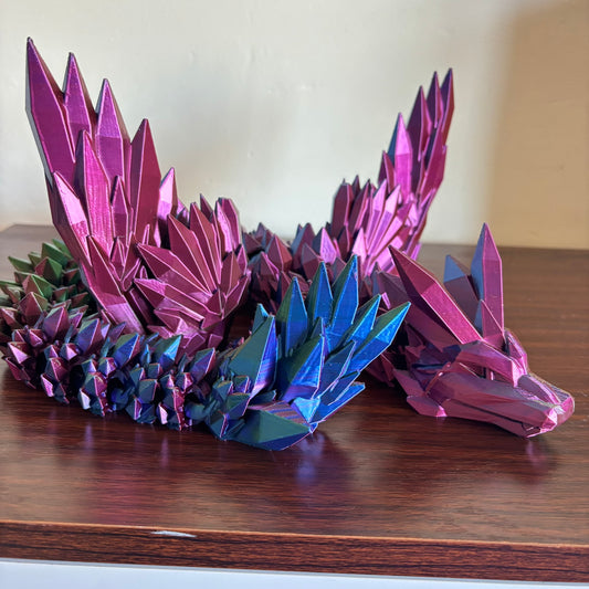 Fidget Winged Crystal Dragon - Giant