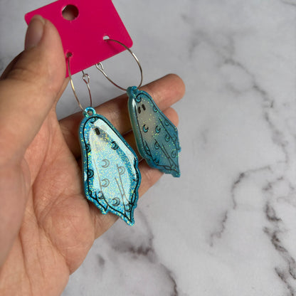 Blue Moon Ghostie Earrings