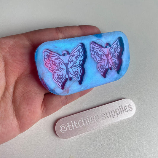 Floral Butterfly Earring Mould