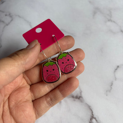 Raspberry Squish Earrings
