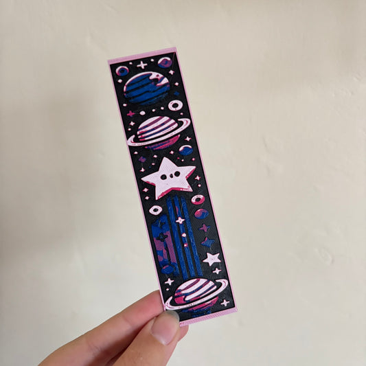 Colourful Space Bookmark