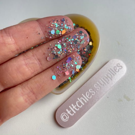 Chameleon Glitter - Silver/Pink 01