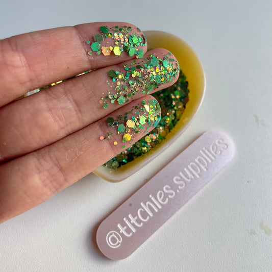 Chameleon Glitter - Green/Yellow 04