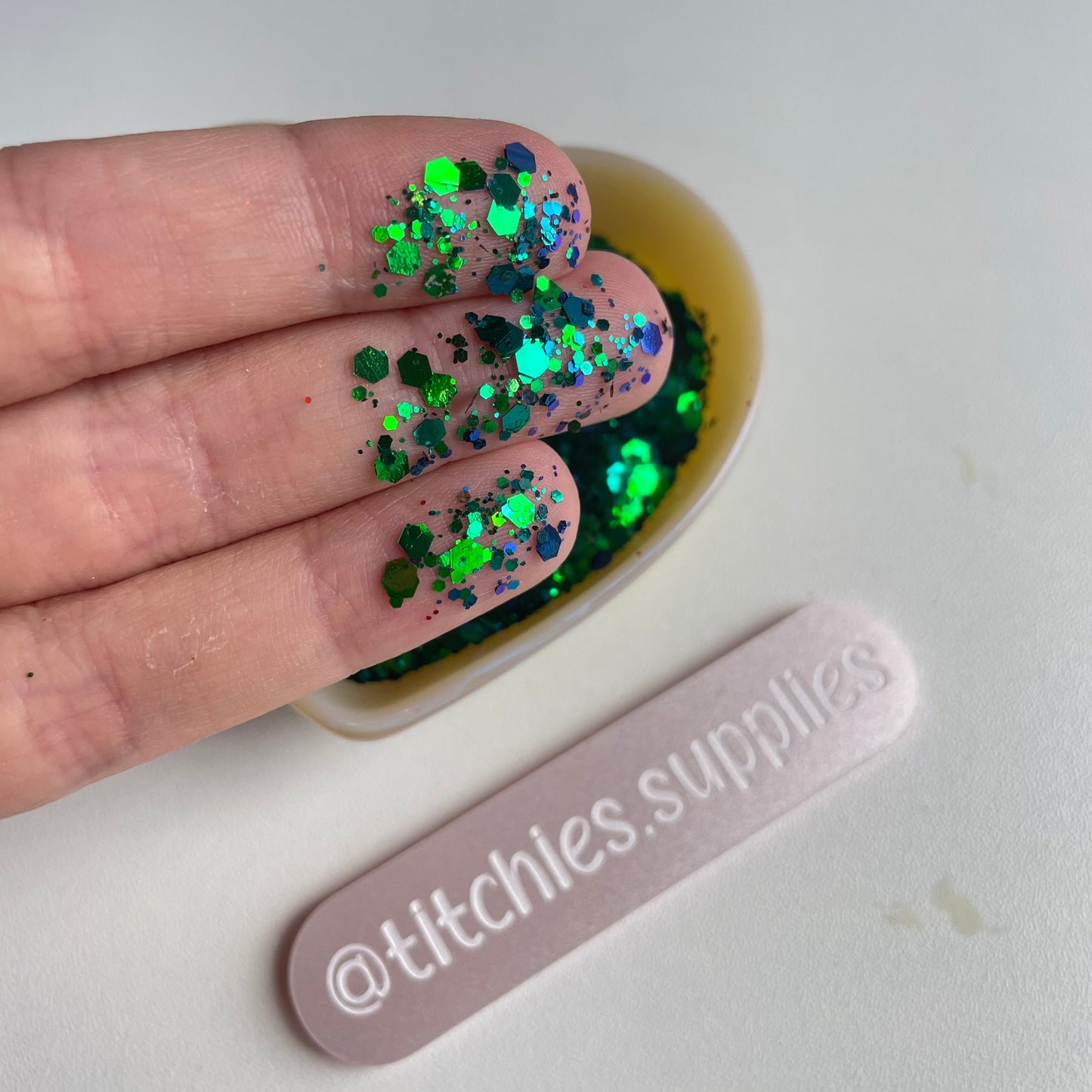 Chameleon Glitter - Lime/Emerald Green 05