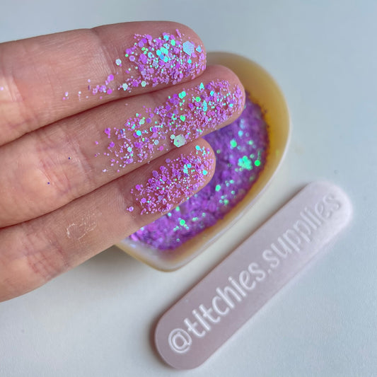 Opaque Iridescent Glitter - Lilac