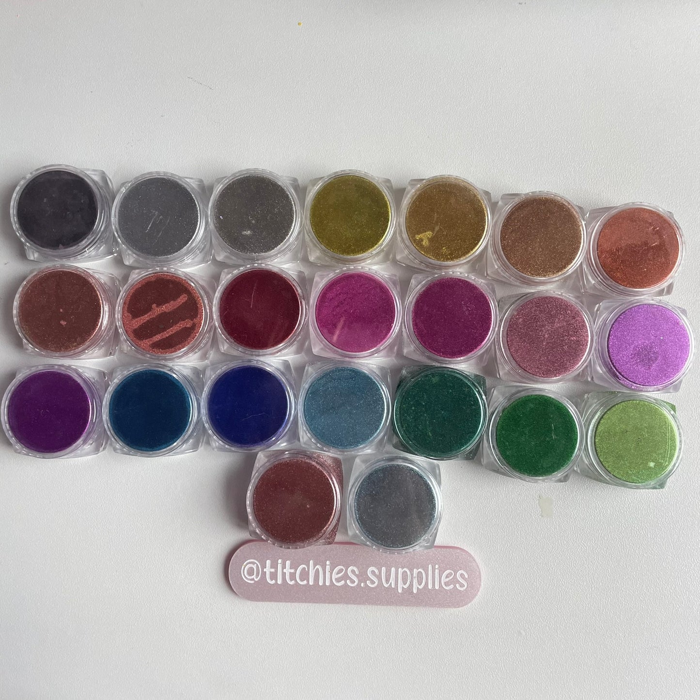 Chrome Pigment Powder 23 Colours Set