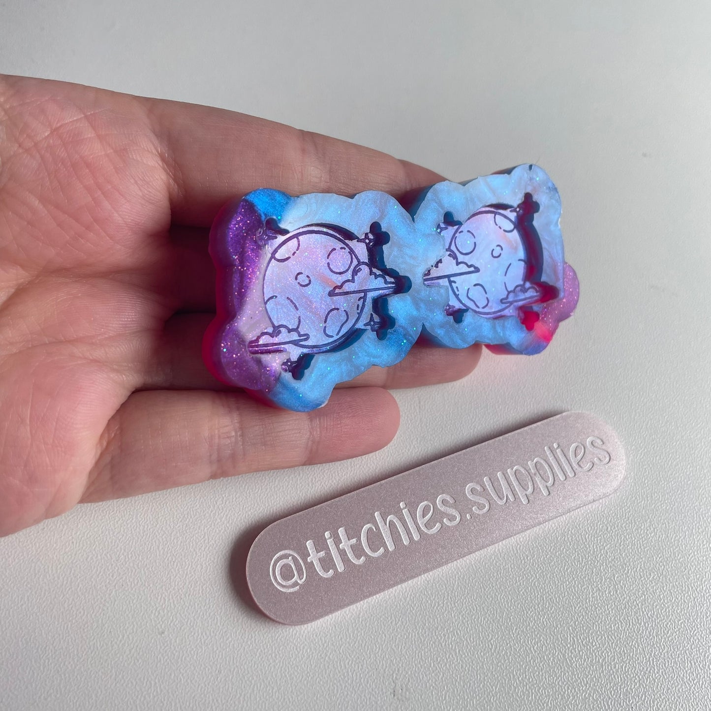 Cloudy Planet Earring Mould