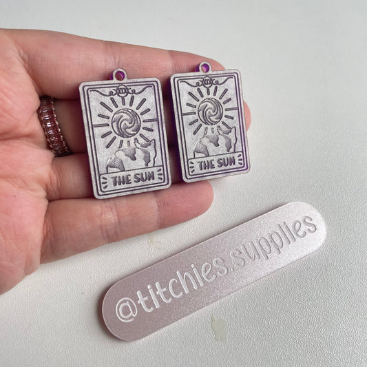 The Sun Cat Tarot Earring Mould