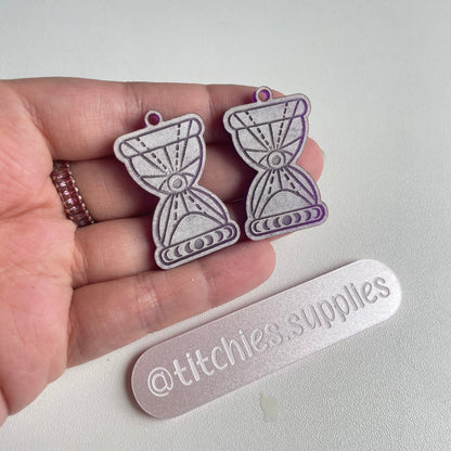 Cosmic Hourglass Earring Mould