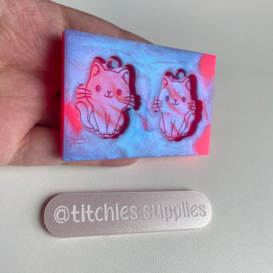 Cute Cat Earring Mould