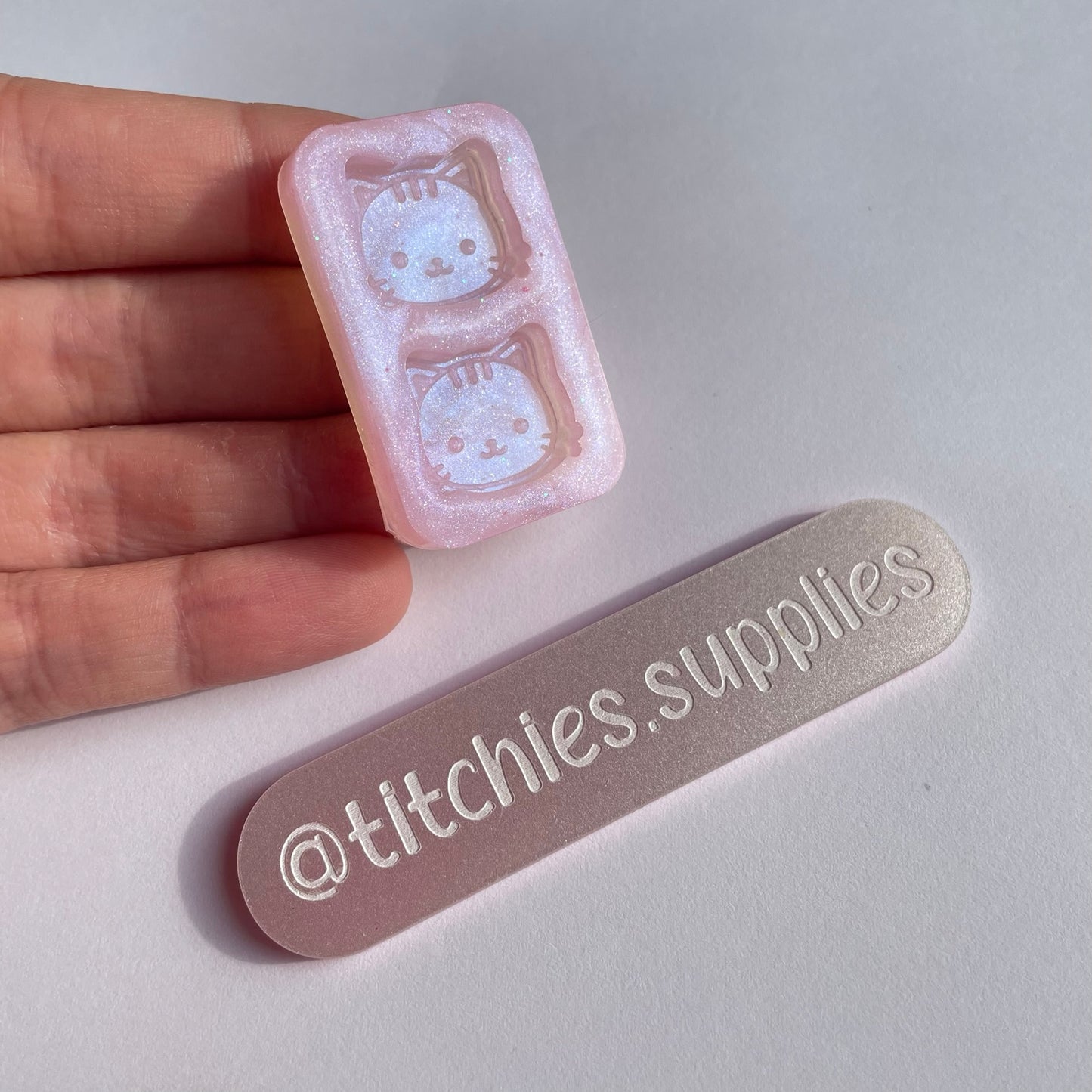 Kawaii Cat Stud Mould