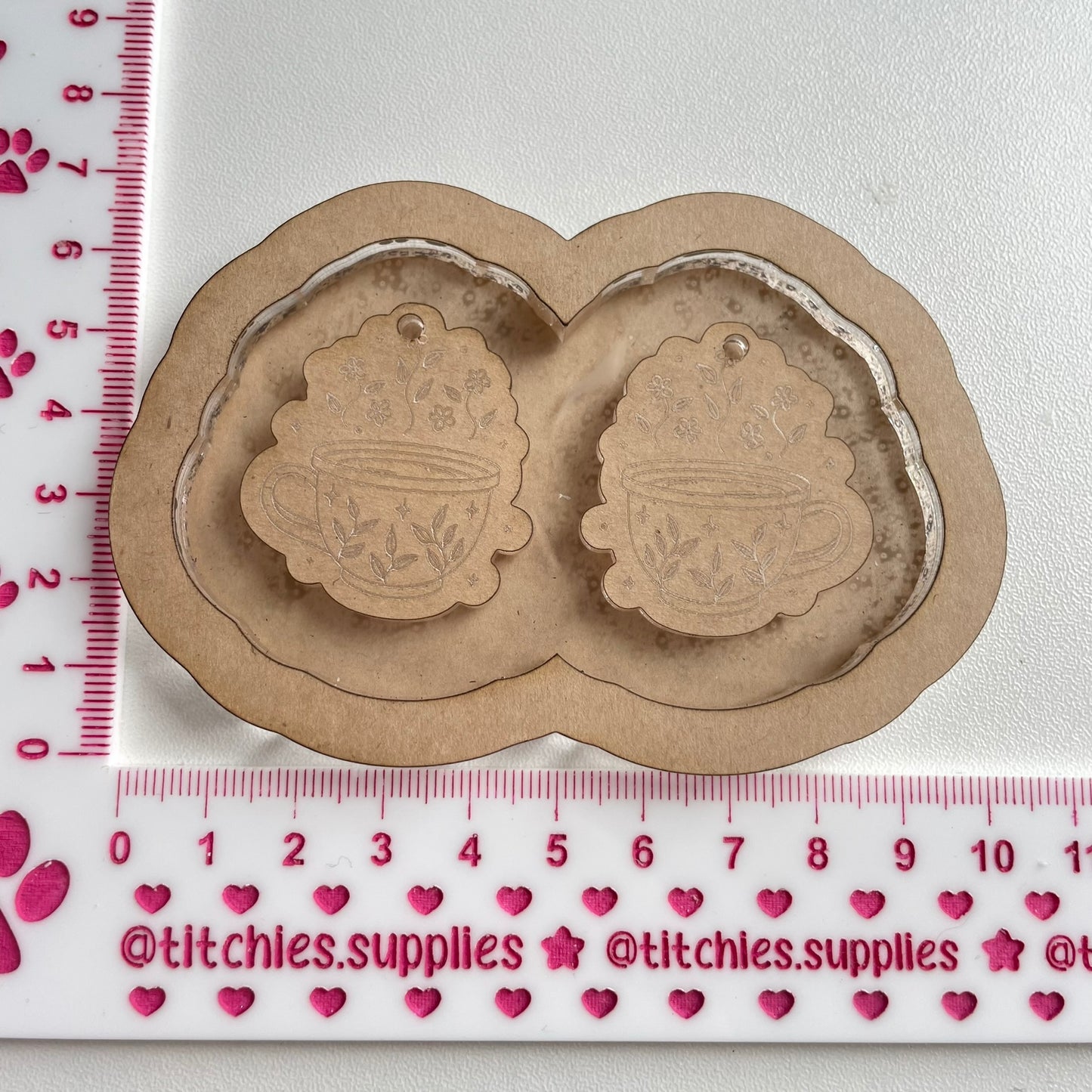 Flower Tea Earring Mould