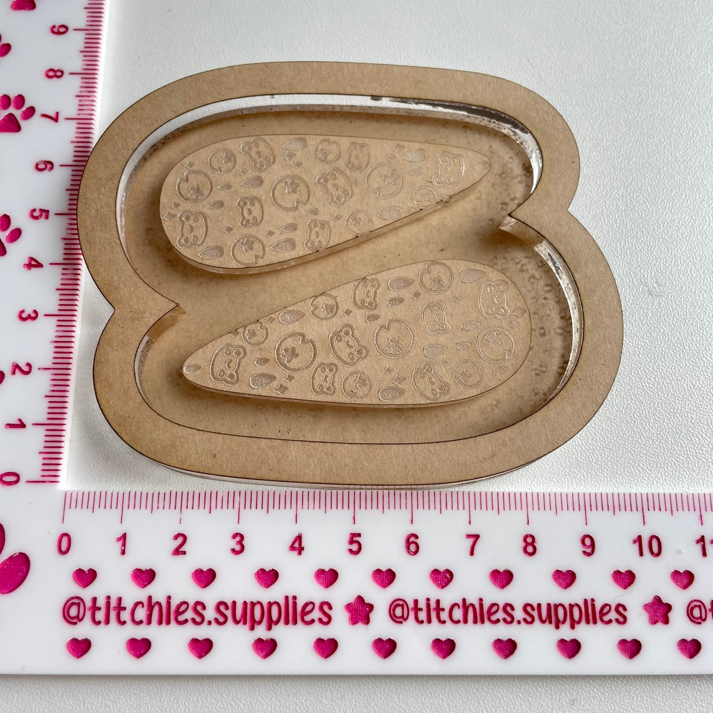 Frog Tear Drop Hair Clip/Barrette Mould