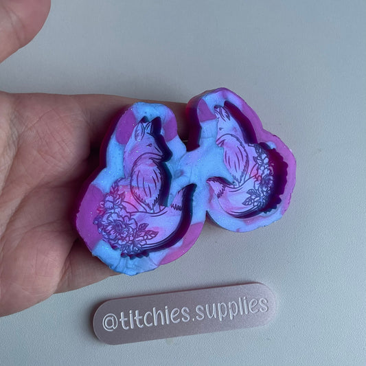 Floral Fox Earring Mould