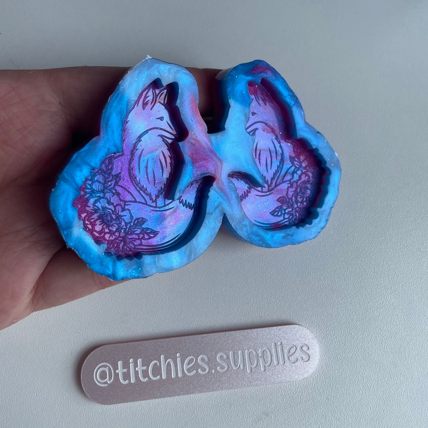 Floral Fox Earring Mould